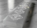 Chakra Selenite Plate – 18 cm