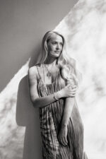 Lotus Sat Nam Necklace magnesite beads 4 mm - Image 2